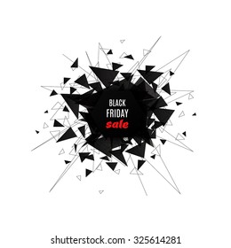 Black Friday Sale Abstract Vector Illustration for your business artwork.
