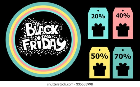 Black Friday Sale Abstract Vector Illustration for your business artwork.