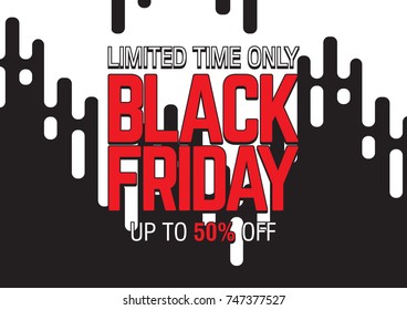 Black friday sale. Abstract Vector illustration