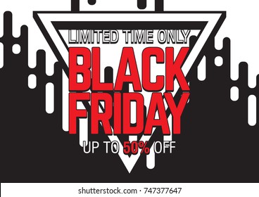 Black friday sale. Abstract Vector illustration
