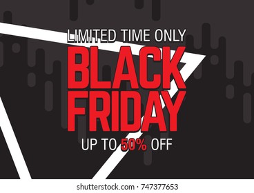 Black friday sale. Abstract Vector illustration