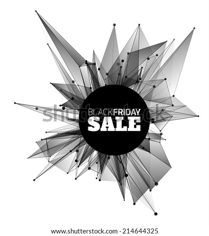Black Friday Sale Abstract Vector Illustration for your business artwork.