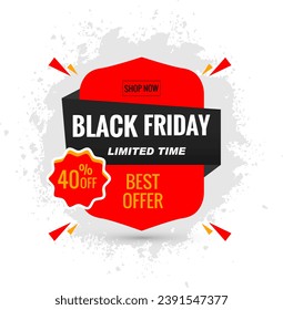 Black Friday sale advertisement graphic