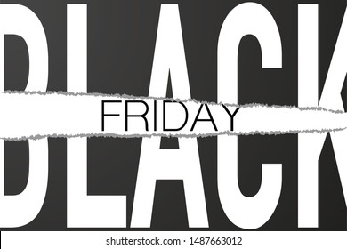 black friday sale advertisement mock up vector illustration