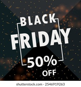 Black Friday Sale for advertisement promotion template background. Vector illustration