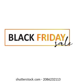 Black Friday Sale art design for Poster or banner. Vector illustration