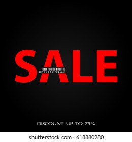 Black friday sale background. Banner. Vector Illustration