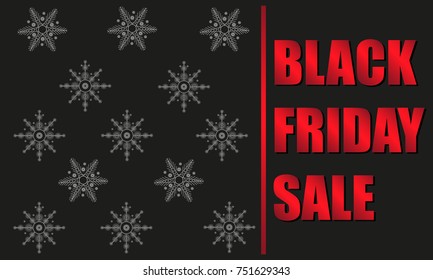 Black Friday Sale background. Christmas background with flat icons. Special offer backdrop. New year discounts.