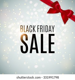 Black friday sale background. Creative abstract background with watercolor splashes. Vector illustration