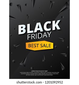 Black friday sale background design