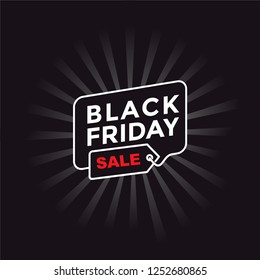 Black Friday Sale Background Design Vector Template