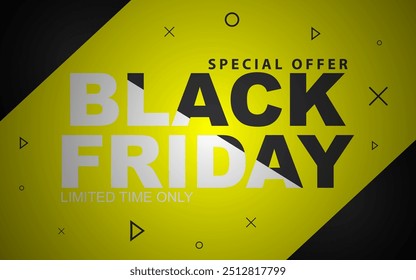 Black Friday Sale Background Design. vector illustration EPS 10.
