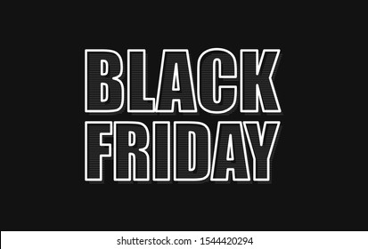 Black friday sale background illustration vector