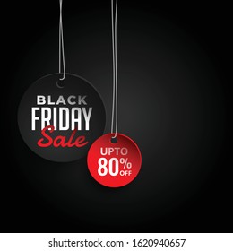 black friday sale background with offer details