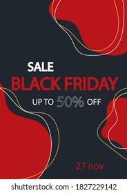 Black friday sale background. Sales, offers and discount banner. Sales banner templates