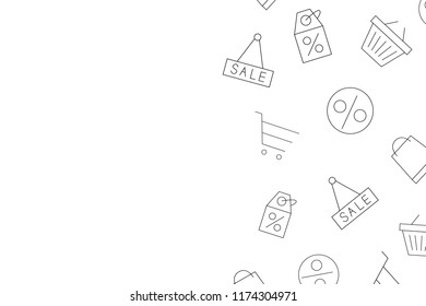 Black Friday Sale Background. Vector illustration