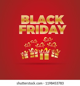 Black friday sale background. Vector illustration and poster