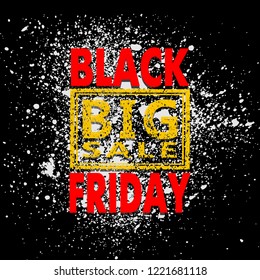 black friday sale background, vector illustration clip-art