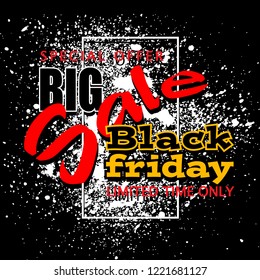black friday sale background, vector illustration clip-art