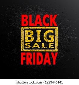 black friday sale background, vector illustration clip-art