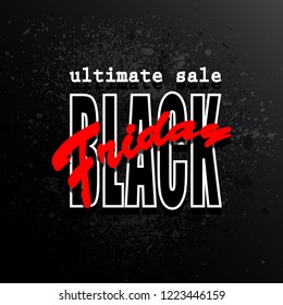 black friday sale background, vector illustration clip-art