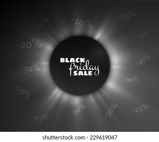 Black friday sale background. Vector eps10.