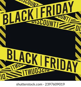 Black Friday sale background Vector illustration