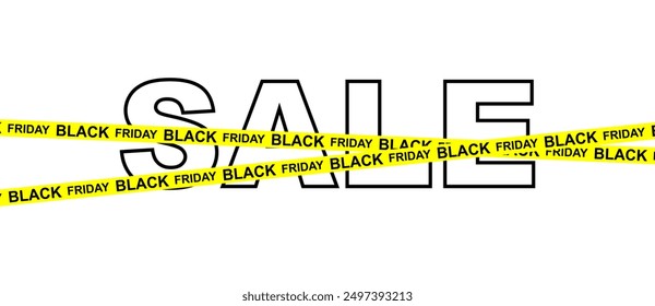 black friday sale background. vector elements