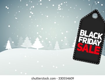 Black Friday Sale Background Vector Illustration EPS10
