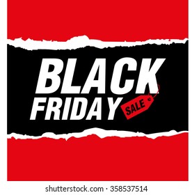 Black Friday sale background Vector illustration
