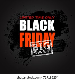 black friday sale background, vector illustration clip-art