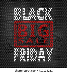black friday sale background, vector illustration clip-art