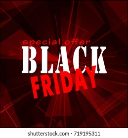 black friday sale background, vector illustration clip-art