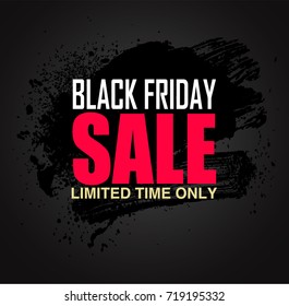 black friday sale background, vector illustration clip-art