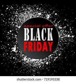 black friday sale background, vector illustration clip-art