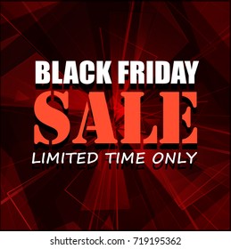 black friday sale background, vector illustration clip-art