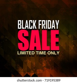 black friday sale background, vector illustration clip-art