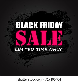 black friday sale background, vector illustration clip-art