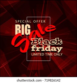 black friday sale background, vector illustration clip-art