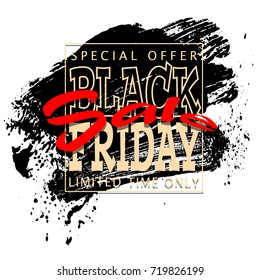 black friday sale background, vector illustration clip-art