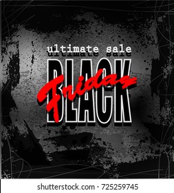 black friday sale background, vector illustration clip-art