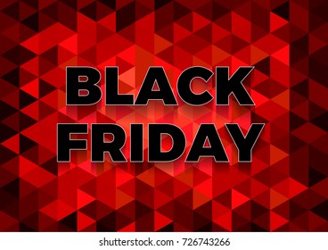 Black friday sale background. Vector illustration