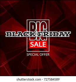 black friday sale background, vector illustration clip-art