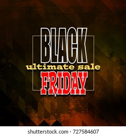black friday sale background, vector illustration clip-art