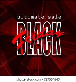 black friday sale background, vector illustration clip-art