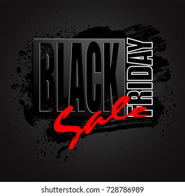 black friday sale background, vector illustration clip-art