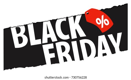 Black Friday Sale background. Vector illustration