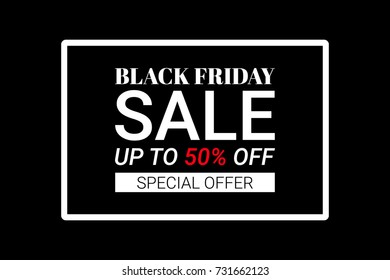 Black friday sale background. Vector illustration