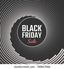 Black friday sale background. Vector illustration