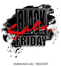black friday sale background, vector illustration clip-art